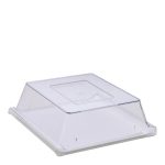 BANDEJA SERVIR C/TAPA 30X30CM PLASTICO